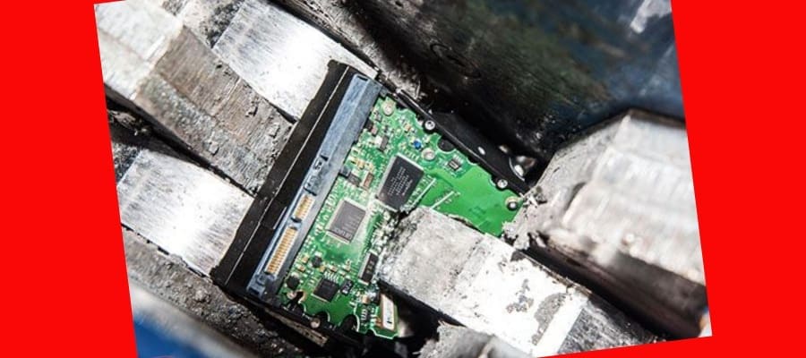 hard drive shredding